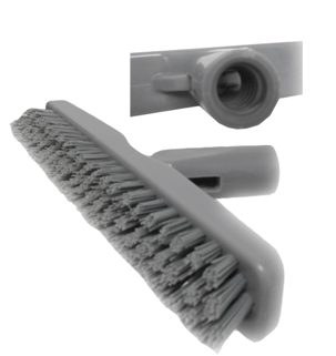 Picture of Floor brush 9" grey for confined area