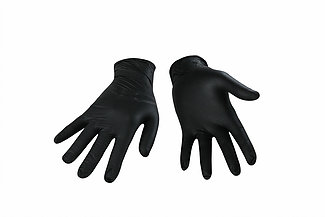 Photo de Gant nitrile noir 5 mil