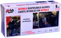 Photo de Gant nitrile noir 6 mil