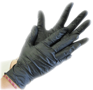 Photo de Gant nitrile noir