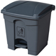 Picture of Waste bin with lid and pedal 30L gray